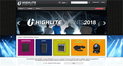 Desktop Screenshot of highlite.nl